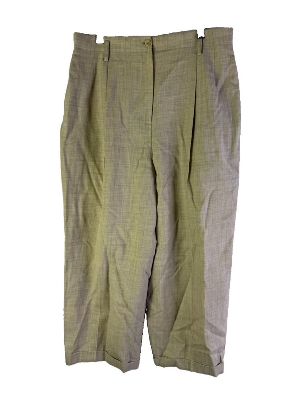 Vintage 90s Wool Pants Pleated Wide Leg Equestrian Clean Girl